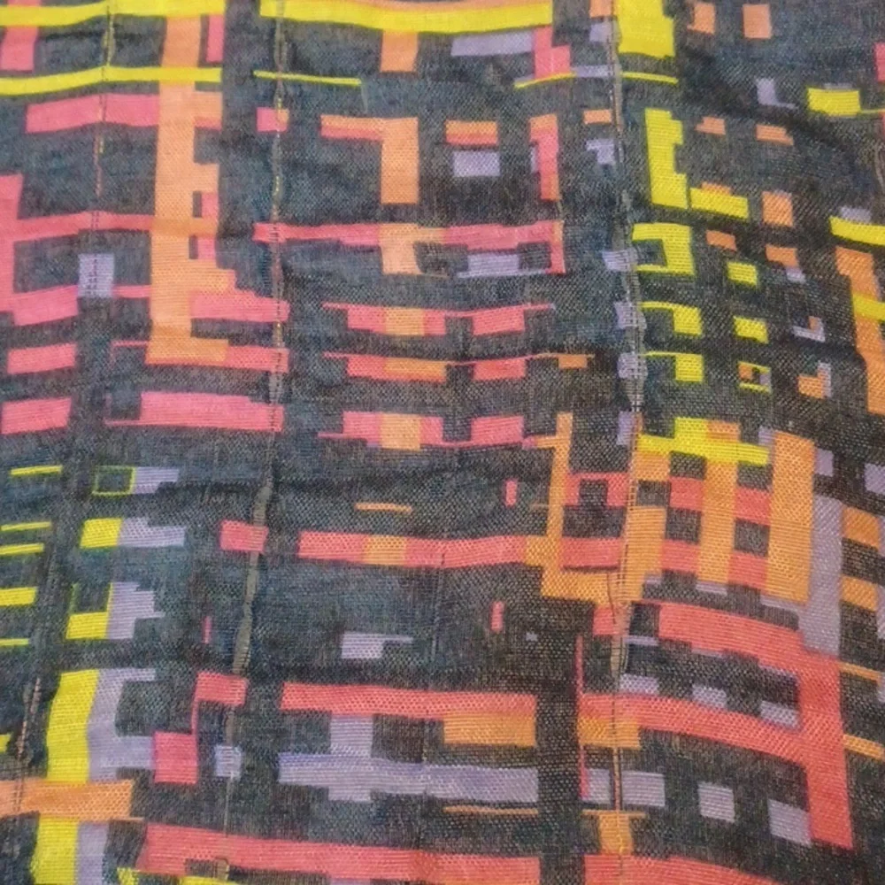 Colorful Geometric Patterned Scarf Shawl